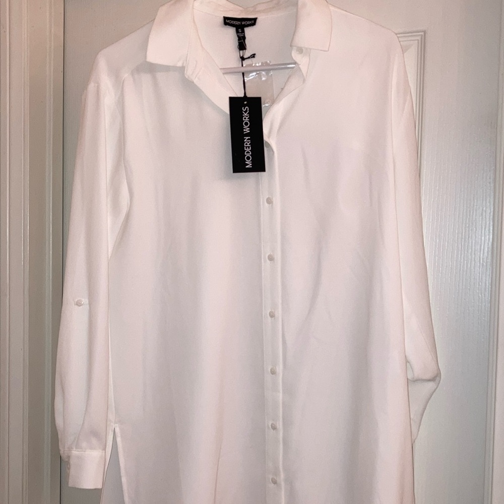 White button up shirt